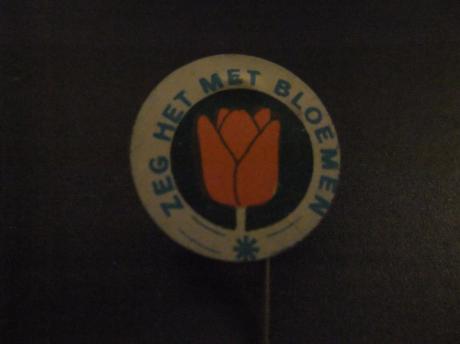 Zeg het met bloemen ( oranje tulp)